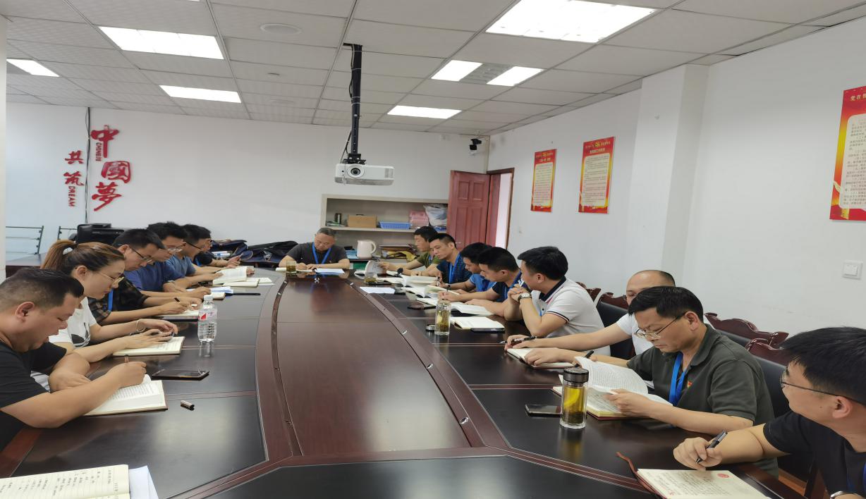 集團(tuán)公司黨委委員、副總經(jīng)理劉林為二支部上專題黨課